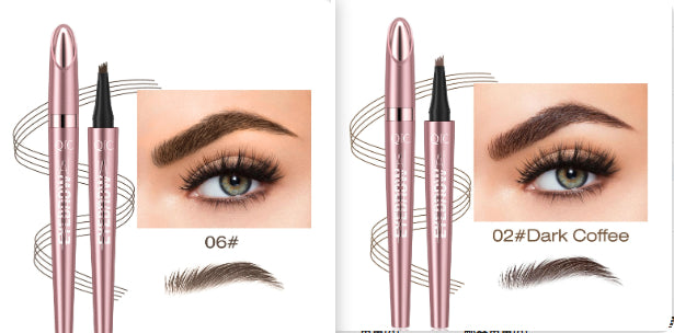 Buy Waterproof And Smooth Not Smudge Four-fork Liquid Eyebrow Pencil online at DLC Market