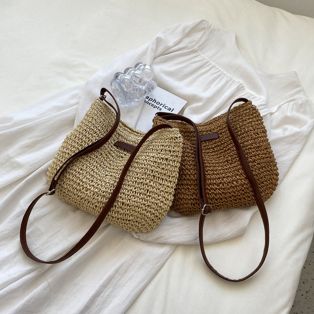 Buy Niche Design Vacation Straw Tote Bag online at DLC Market