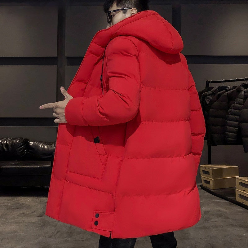 Fashionable And Handsome Thickened Work Clothes Cotton Coat Winter Clothing Down Men by null