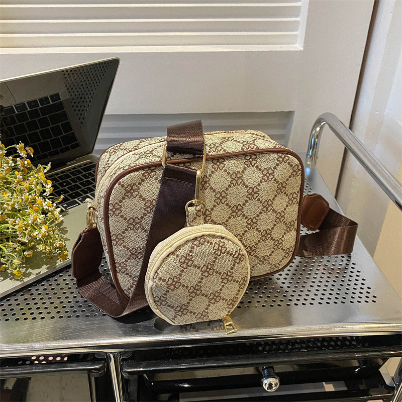 Buy Vintage Pattern Crossbody Bags For Women Shoulder Shell Bag Trend Small Purse And Handbag Luxury Designer Female Square Bag Women's Bag online at DLC Market