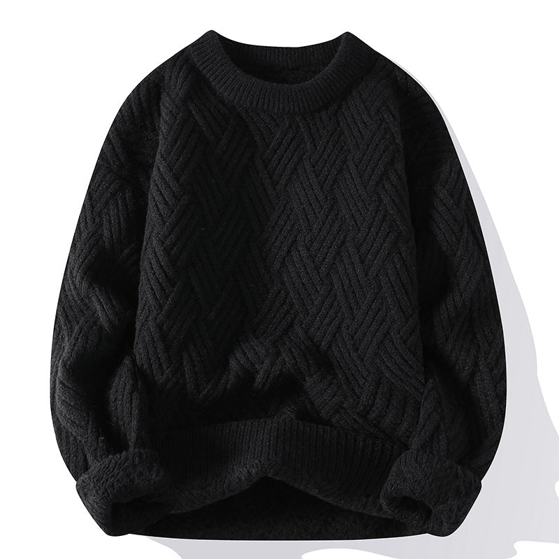 Autumn And Winter Clothing New Men's Thick Sweater by null