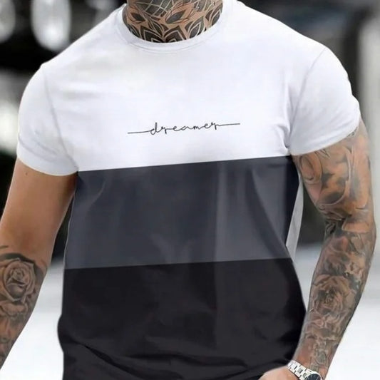 Men's T-shirt 3D Printing Athletic Clothing by null