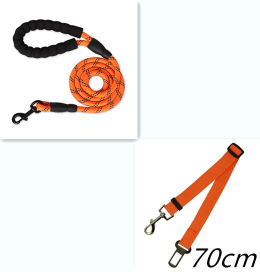 Buy Reflective Dog Leash Nylon Pet Dog Leash Rope For Small Medium Large Dogs Walking Training Pet Suppiles online at DLC Market