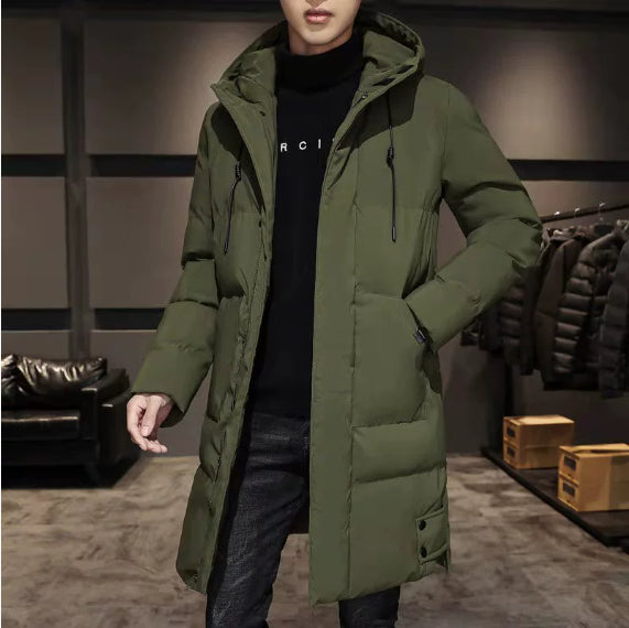 Fashionable And Handsome Thickened Work Clothes Cotton Coat Winter Clothing Down Men by null