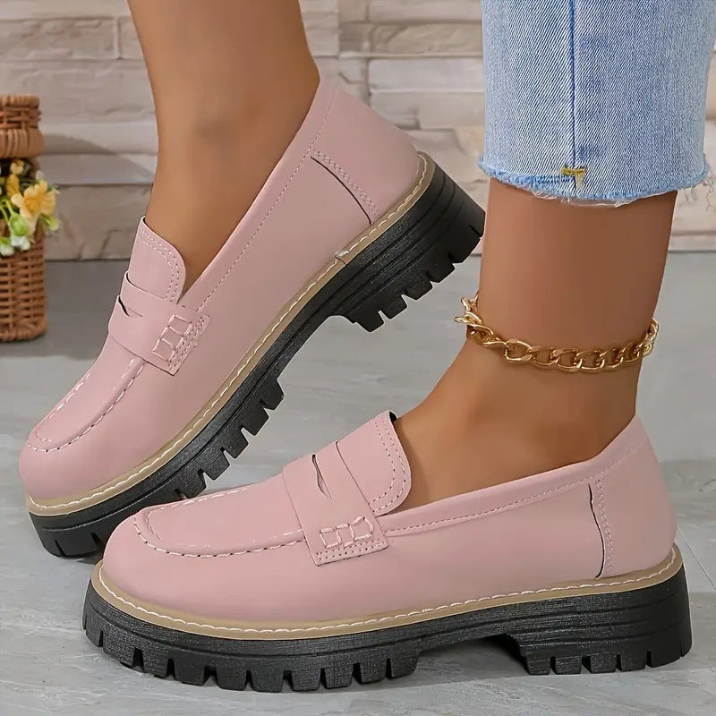 Buy Fashion Flat Shoes Casual Matte British Style Women's Shoes online at DLC Market