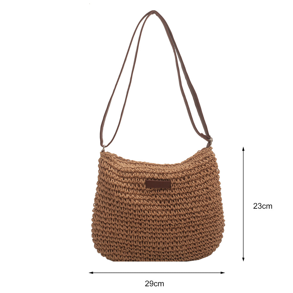 Buy Niche Design Vacation Straw Tote Bag online at DLC Market