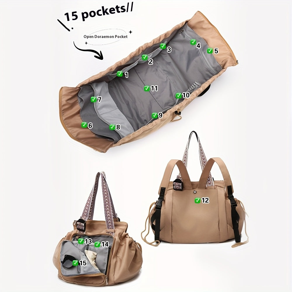 Buy Ins Backpack Fashion Multifunctional Large Capacity Shopping Shoulder Bags Women Waterproof Travel Handbag online at DLC Market