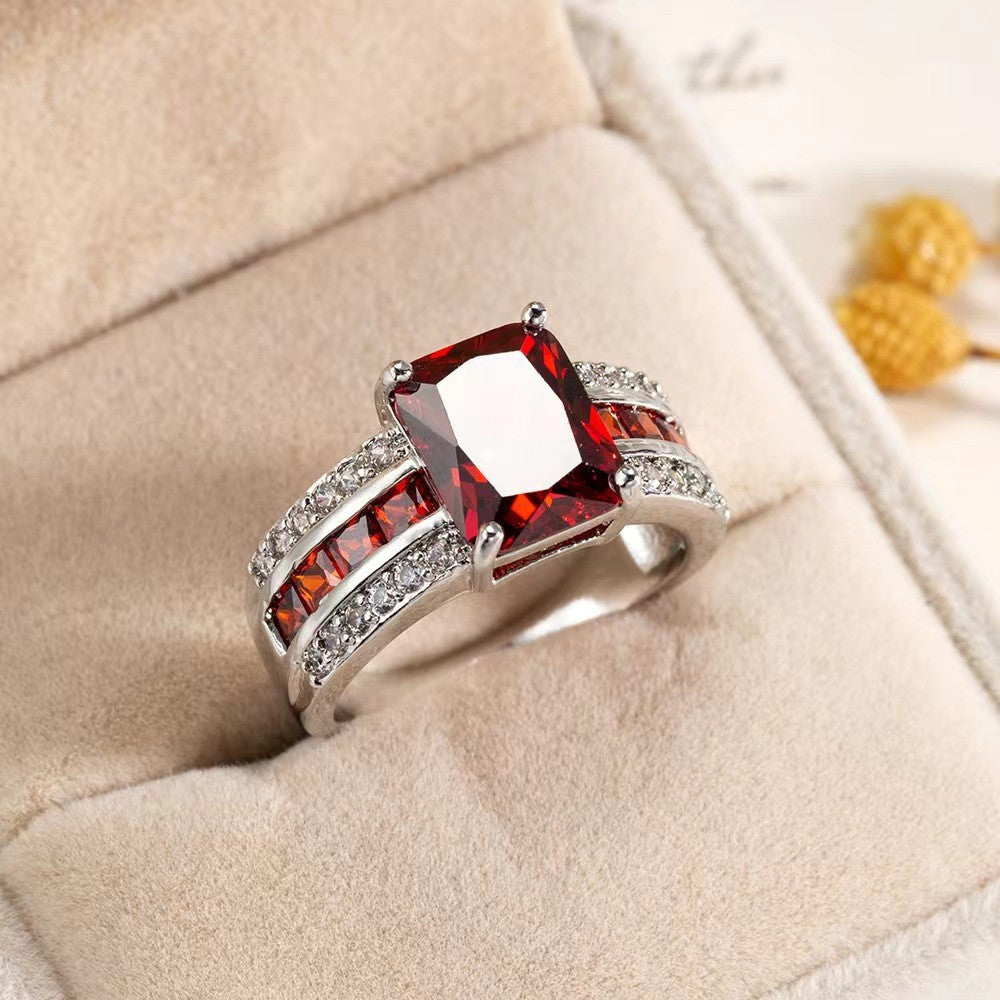Buy Retro Simple Blue Fashion Ring For Women online at DLC Market