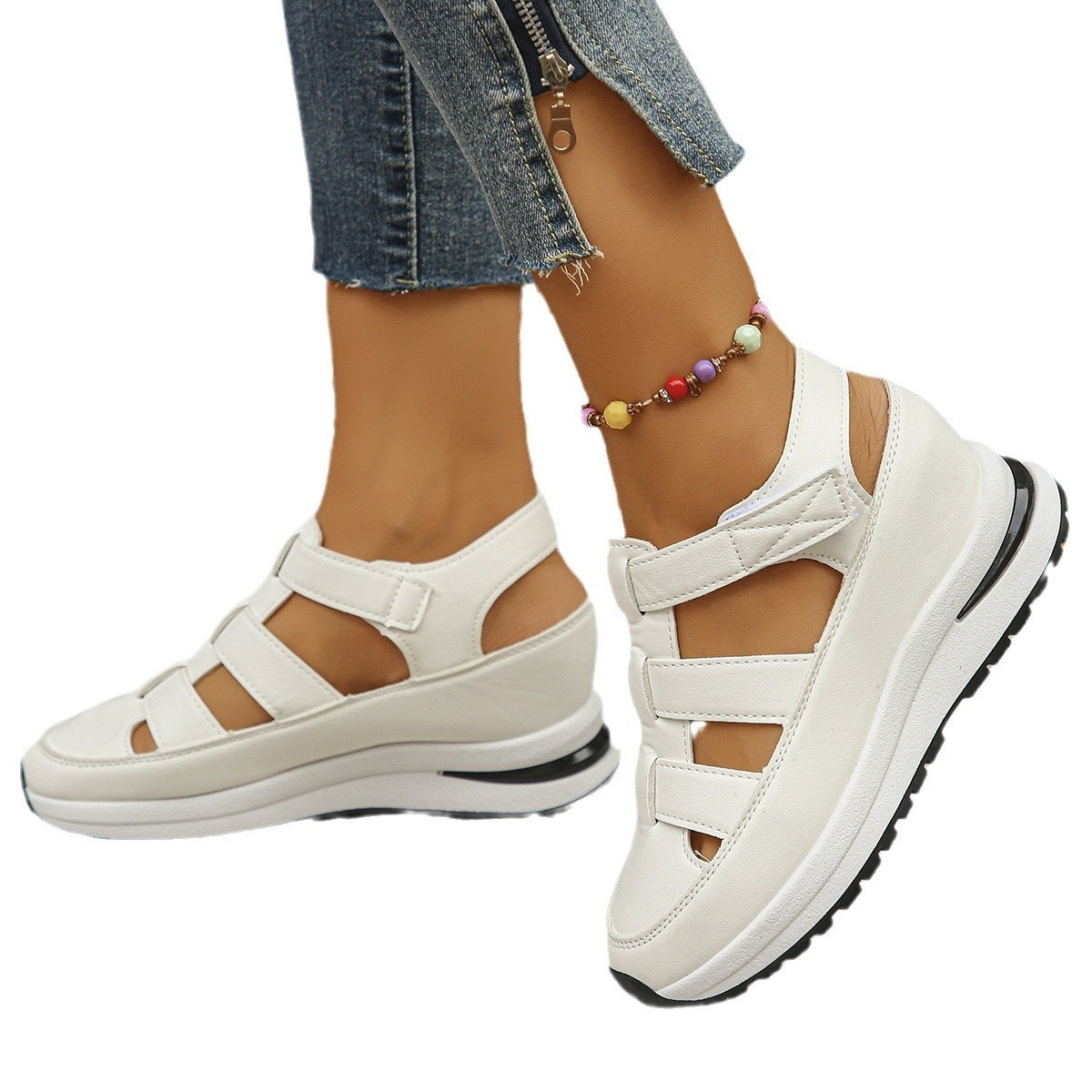 Buy Summer Wedge Baotou Hollow Women's Breathable Shoes online at DLC Market
