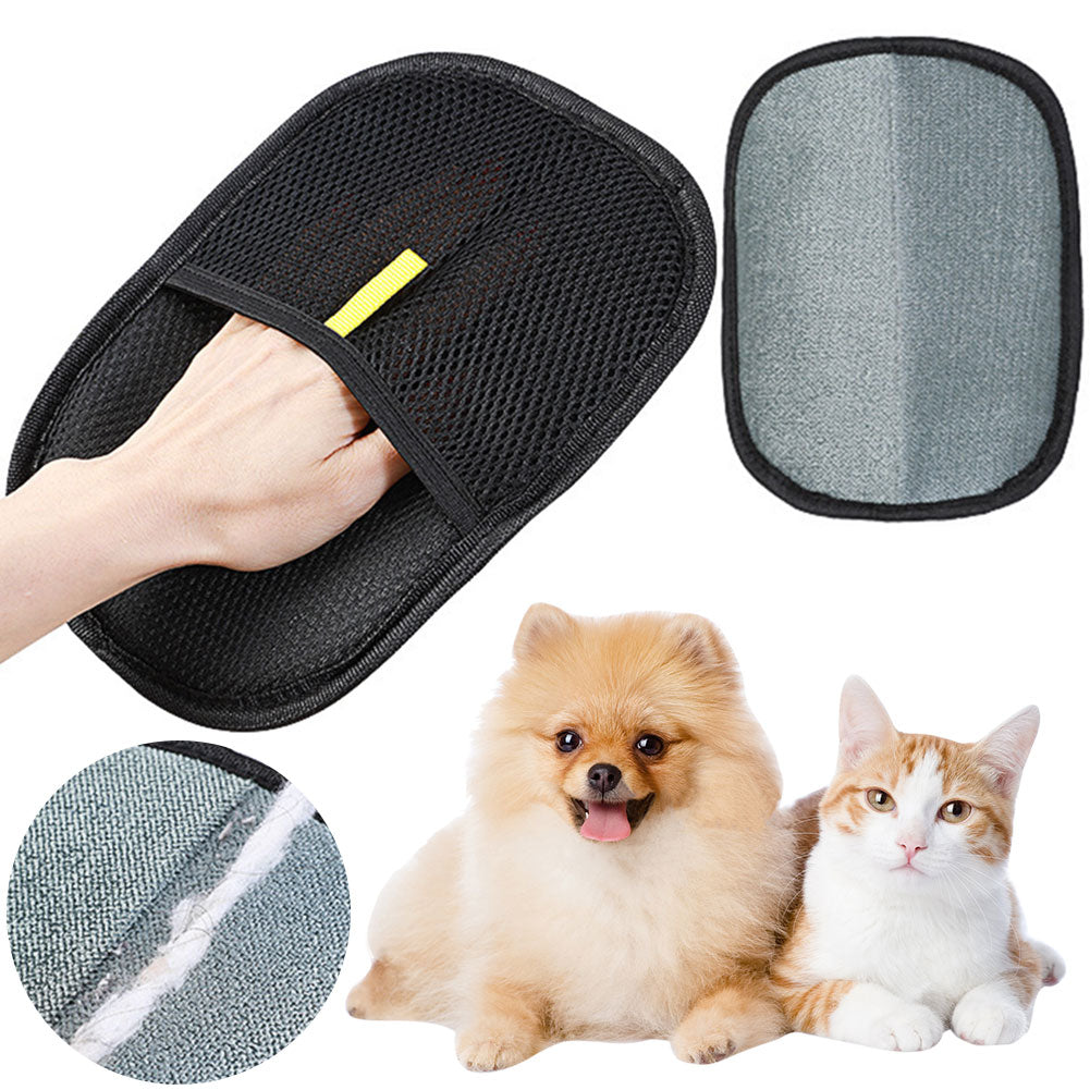 Buy Pet Hair Remover Mitt Pet Hair Remover Gloves Deshedding Brush Glove For Dog Cat Rabbit With Long Short Curly Hair online at DLC Market