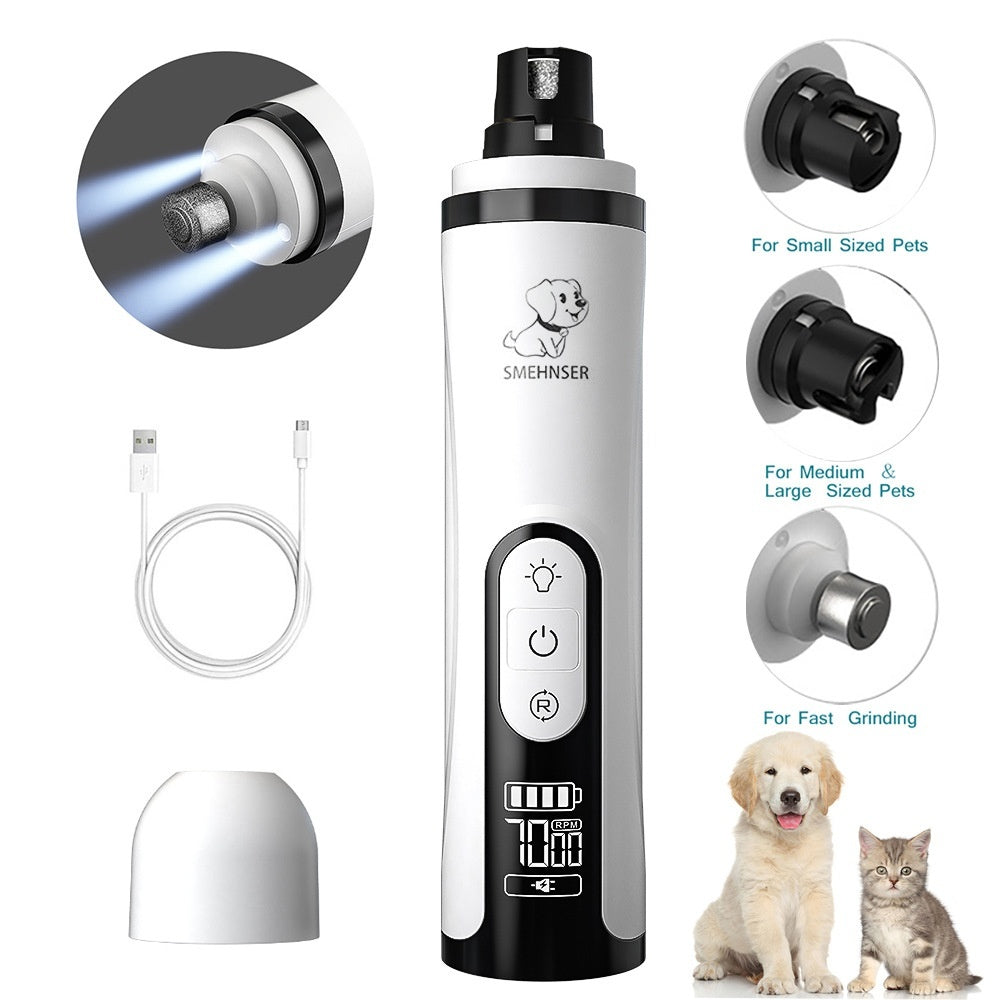 Buy Pet Automatic Nail Piercing Device 3-speed LED Electric online at DLC Market