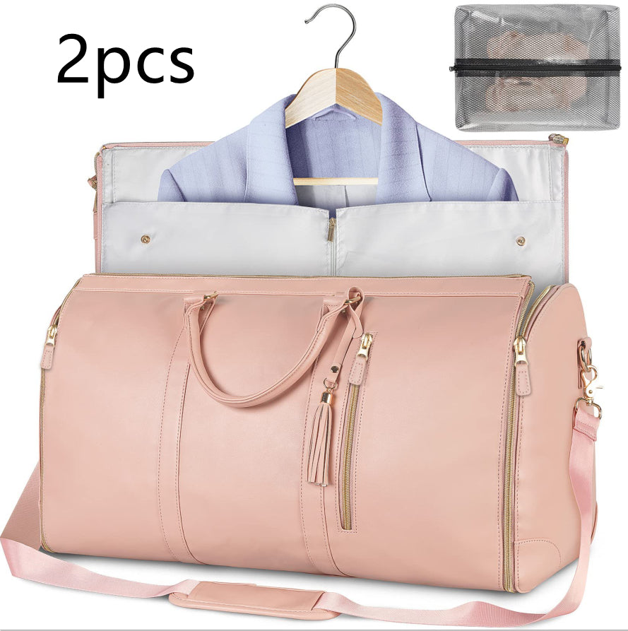 Buy Large Capacity Travel Duffle Bag Women's Handbag Folding Suit Bag Waterproof Clothes Totes online at DLC Market