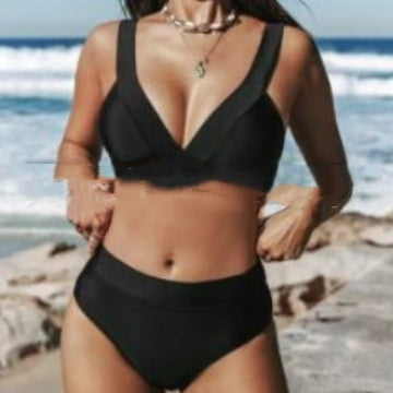 Women's Solid Color Sexy Slim Bikini by null