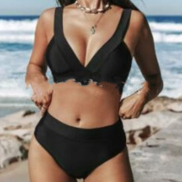 Women's Solid Color Sexy Slim Bikini by null