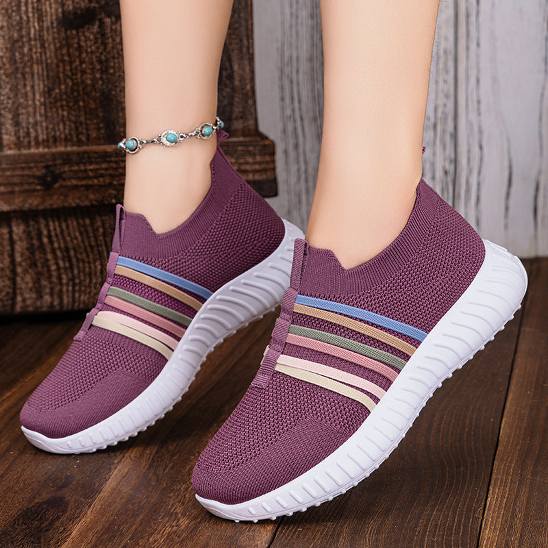 Buy Women's Casual Shoes Breathable Mesh Surface Plus Size Soft Bottom Pumps online at DLC Market