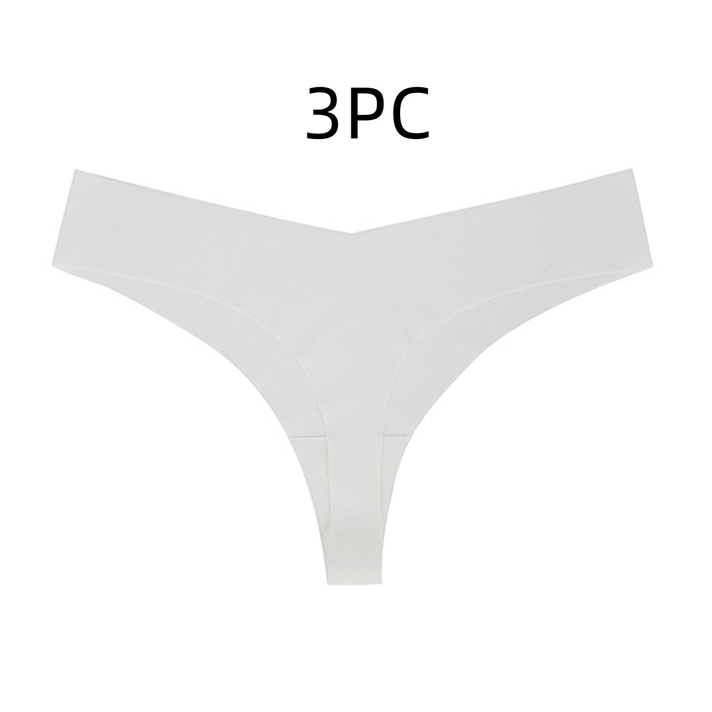 Buy Low Waist Ice Silk Nude Feel Seamless Purified Cotton Crotch T-back online at DLC Market