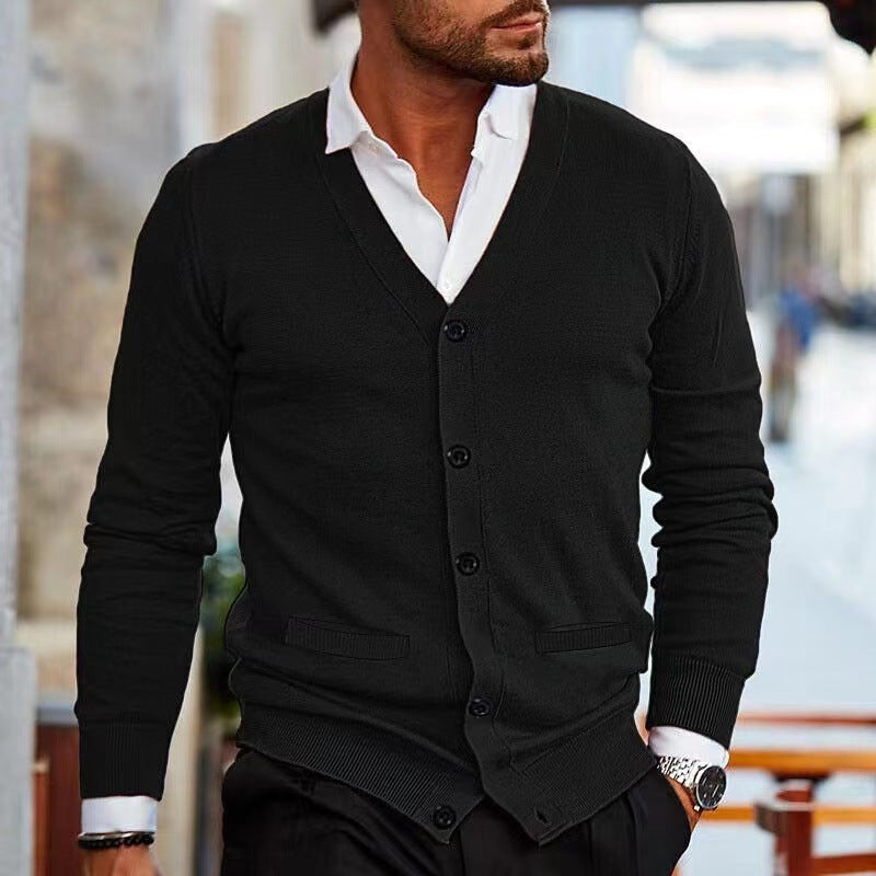 Men's Clothing Sweater Coat Autumn And Winter by null