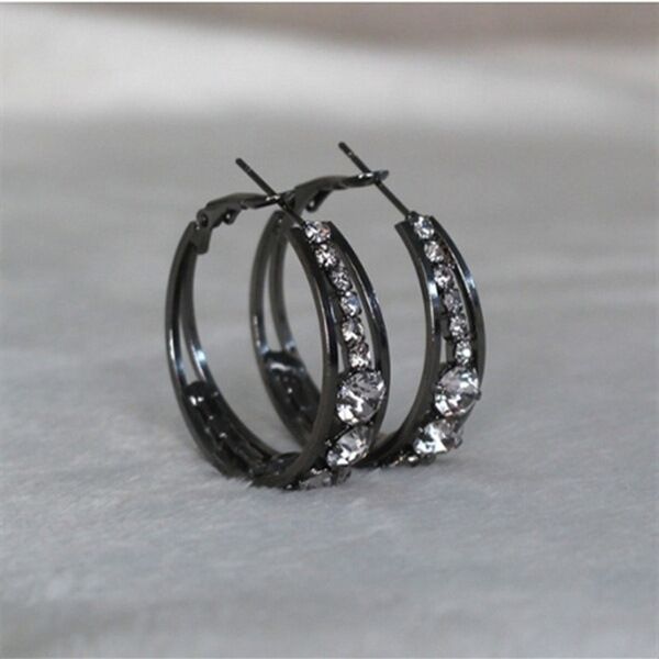 Buy European And American Air Drill Mosaic Women's Earrings online at DLC Market