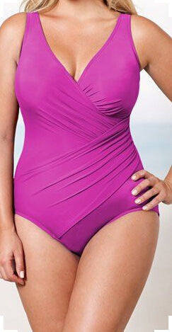 One Piece Swimsuit Bikini Covering Belly Thin by null