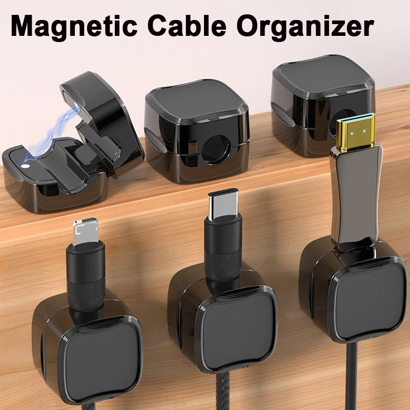 Buy Magnetic Cable Clip Under Desk Cable Management Adjustable Cord Holder Wire Organizer And Cable Management Wire Keeper online at DLC Market