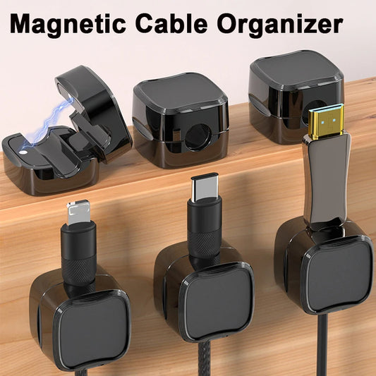 Buy Magnetic Cable Clip Under Desk Cable Management Adjustable Cord Holder Wire Organizer And Cable Management Wire Keeper online at DLC Market