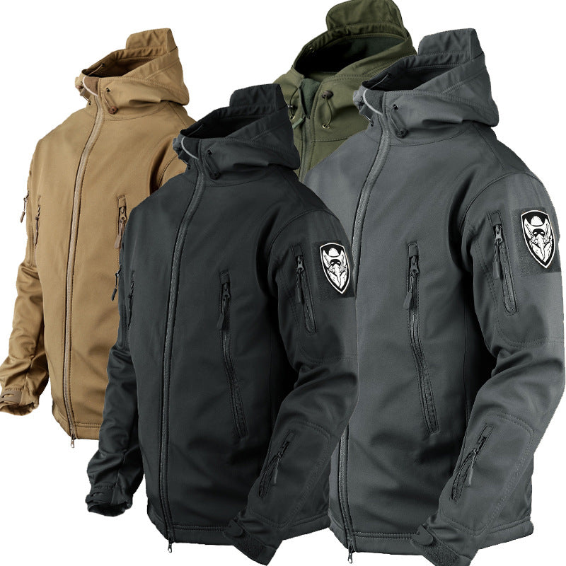Outdoor Windproof Clothing Soft Shell Jacket by null