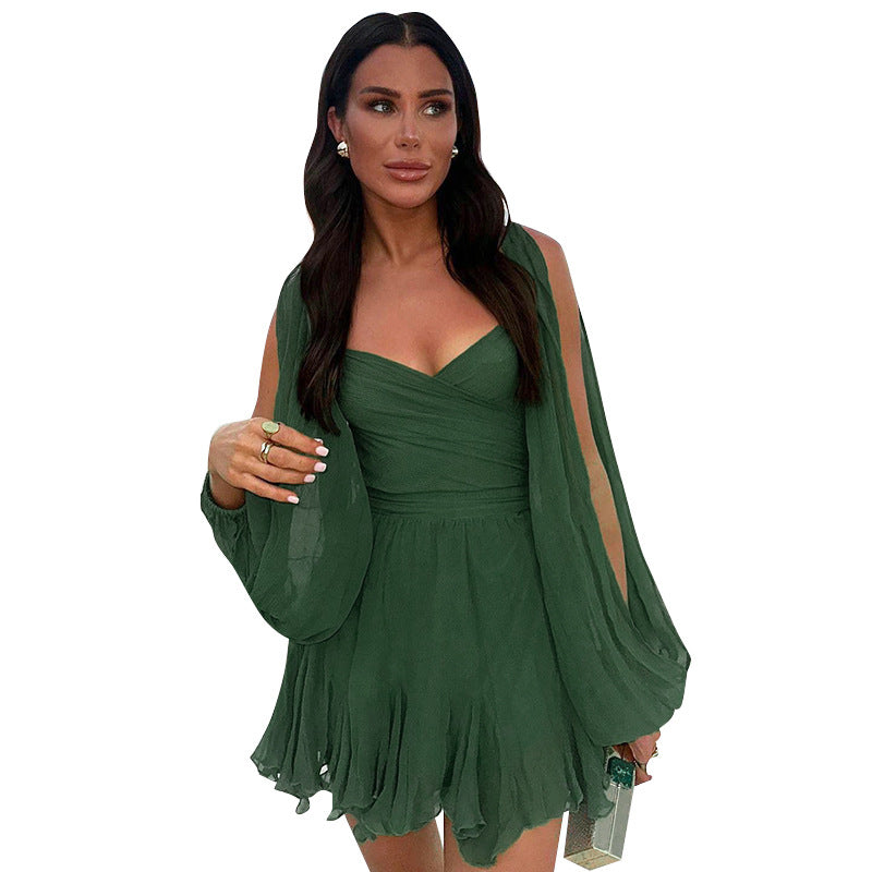 Buy Women's Solid Color Slim Fit Short Dress online at DLC Market
