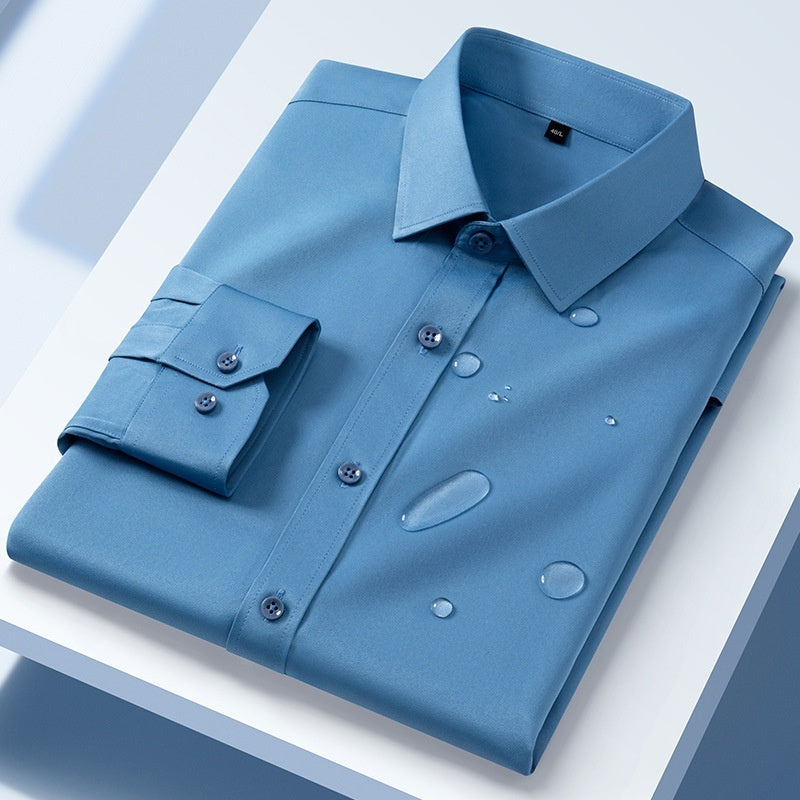Three-proof Long-sleeved Shirt Men's Clothing by null