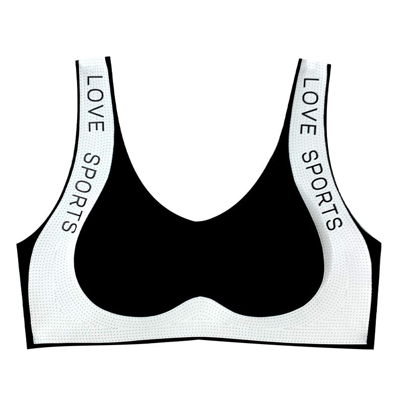 Buy Letter Wide Shoulder Strap Small Chest Gathering Bras Breathable online at DLC Market