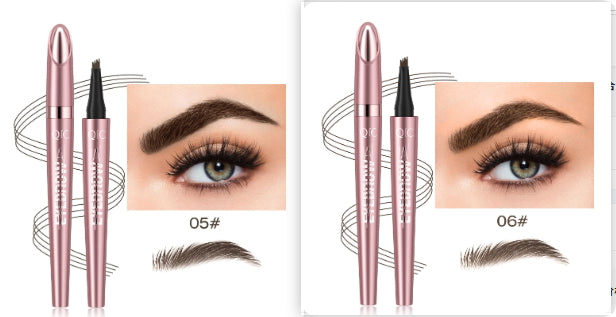Buy Waterproof And Smooth Not Smudge Four-fork Liquid Eyebrow Pencil online at DLC Market