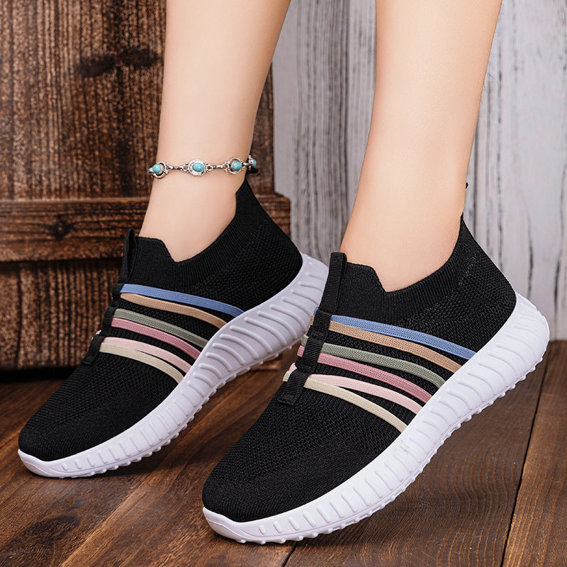 Buy Women's Casual Shoes Breathable Mesh Surface Plus Size Soft Bottom Pumps online at DLC Market
