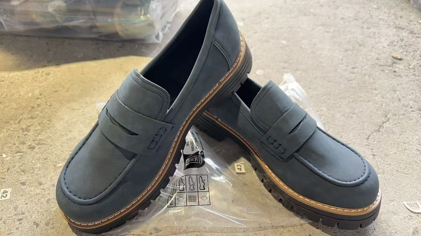 Buy Fashion Flat Shoes Casual Matte British Style Women's Shoes online at DLC Market