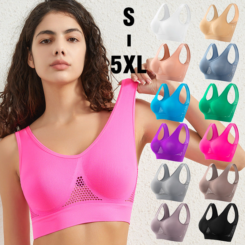 Buy Plus Size Women's Small Chest Push-up Workout Running Yoga online at DLC Market