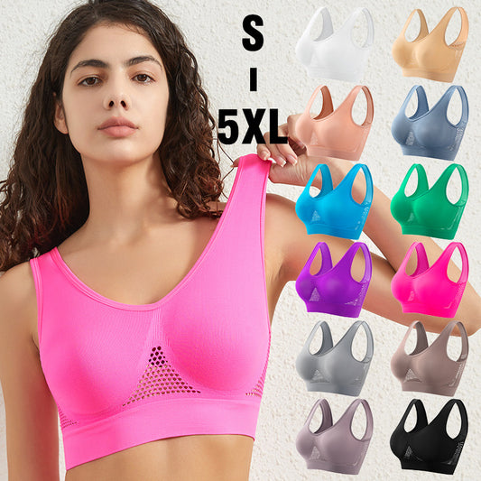 Buy Plus Size Women's Small Chest Push-up Workout Running Yoga online at DLC Market