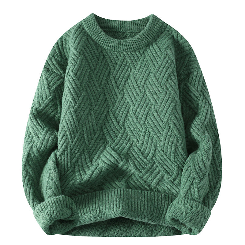 Autumn And Winter Clothing New Men's Thick Sweater by null