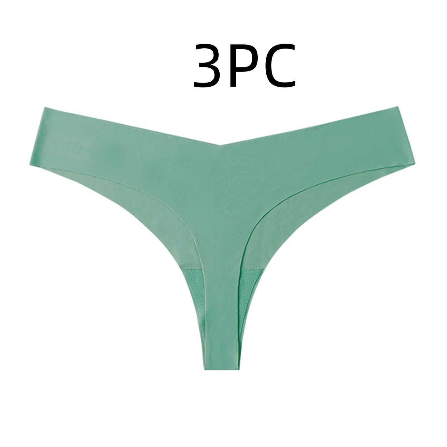 Buy Low Waist Ice Silk Nude Feel Seamless Purified Cotton Crotch T-back online at DLC Market
