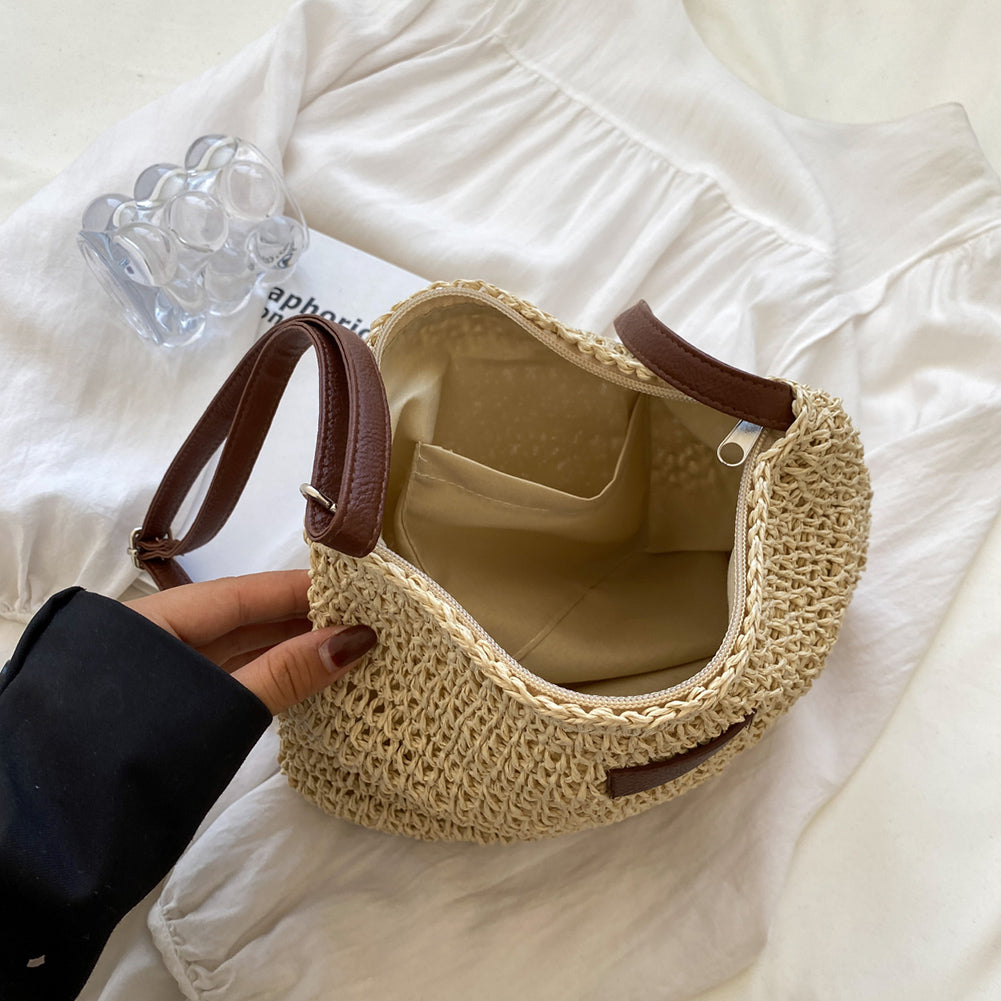 Buy Niche Design Vacation Straw Tote Bag online at DLC Market