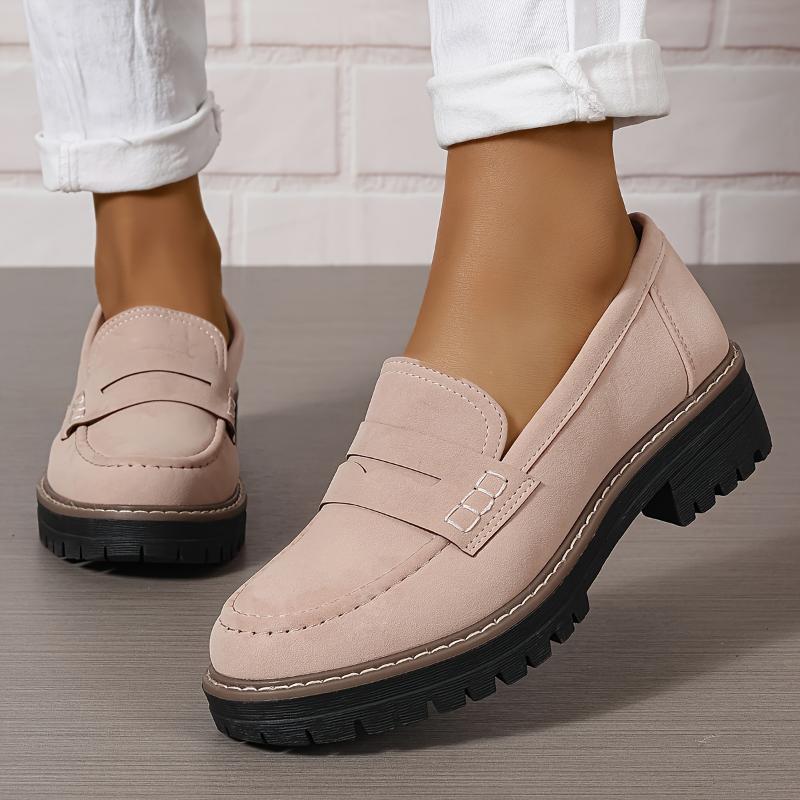 Buy Fashion Flat Shoes Casual Matte British Style Women's Shoes online at DLC Market