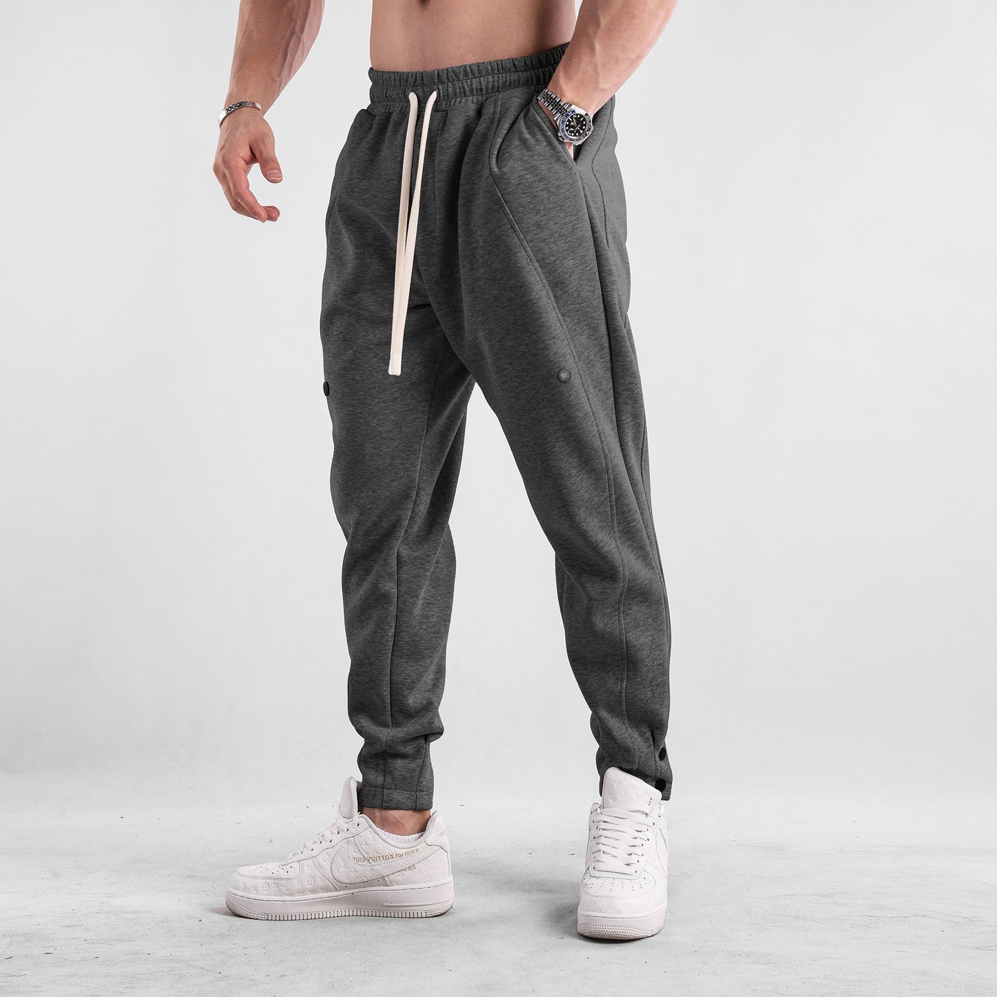 Casual Sports Trousers Loose Autumn Men's Clothing by null