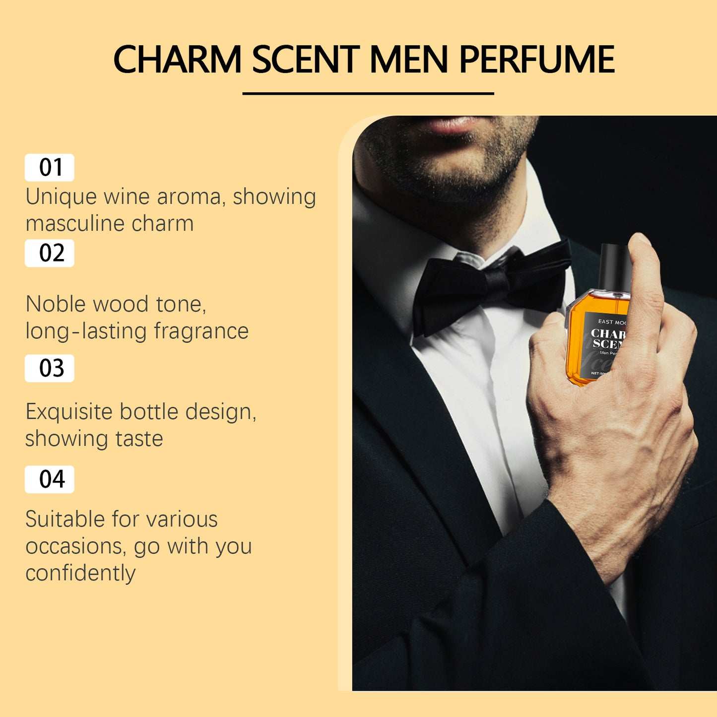 Men's Perfume Long-lasting Light Perfume Wooden by null