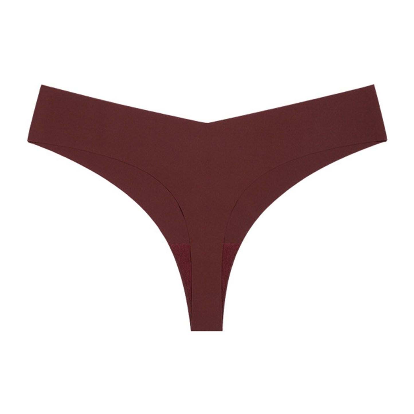 Buy Low Waist Ice Silk Nude Feel Seamless Purified Cotton Crotch T-back online at DLC Market