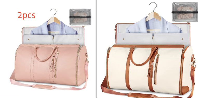 Buy Large Capacity Travel Duffle Bag Women's Handbag Folding Suit Bag Waterproof Clothes Totes online at DLC Market