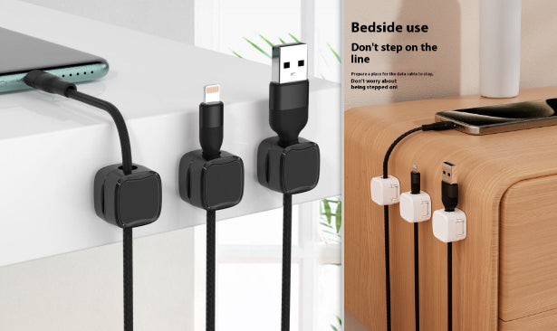 Buy Magnetic Cable Clip Under Desk Cable Management Adjustable Cord Holder Wire Organizer And Cable Management Wire Keeper online at DLC Market