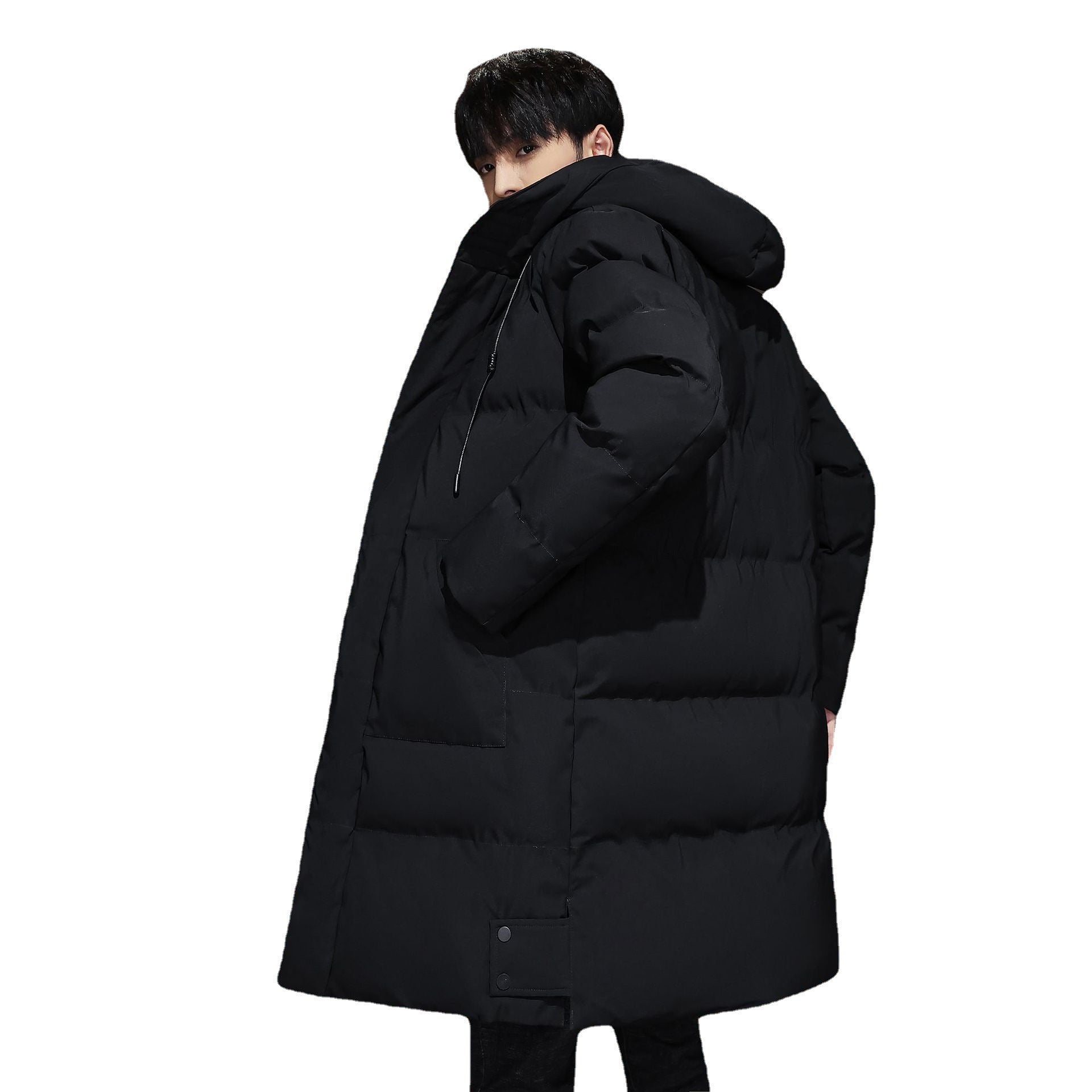 Fashionable And Handsome Thickened Work Clothes Cotton Coat Winter Clothing Down Men by null