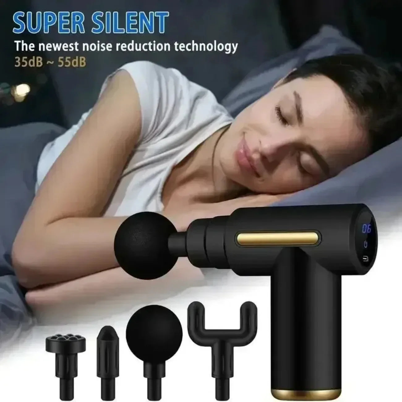 Buy Mini USB Massage Gun – Portable Fascia Relaxer for Neck, Shoulders, and Back, Quiet Muscle Relief for Home and Travel online at DLC Market