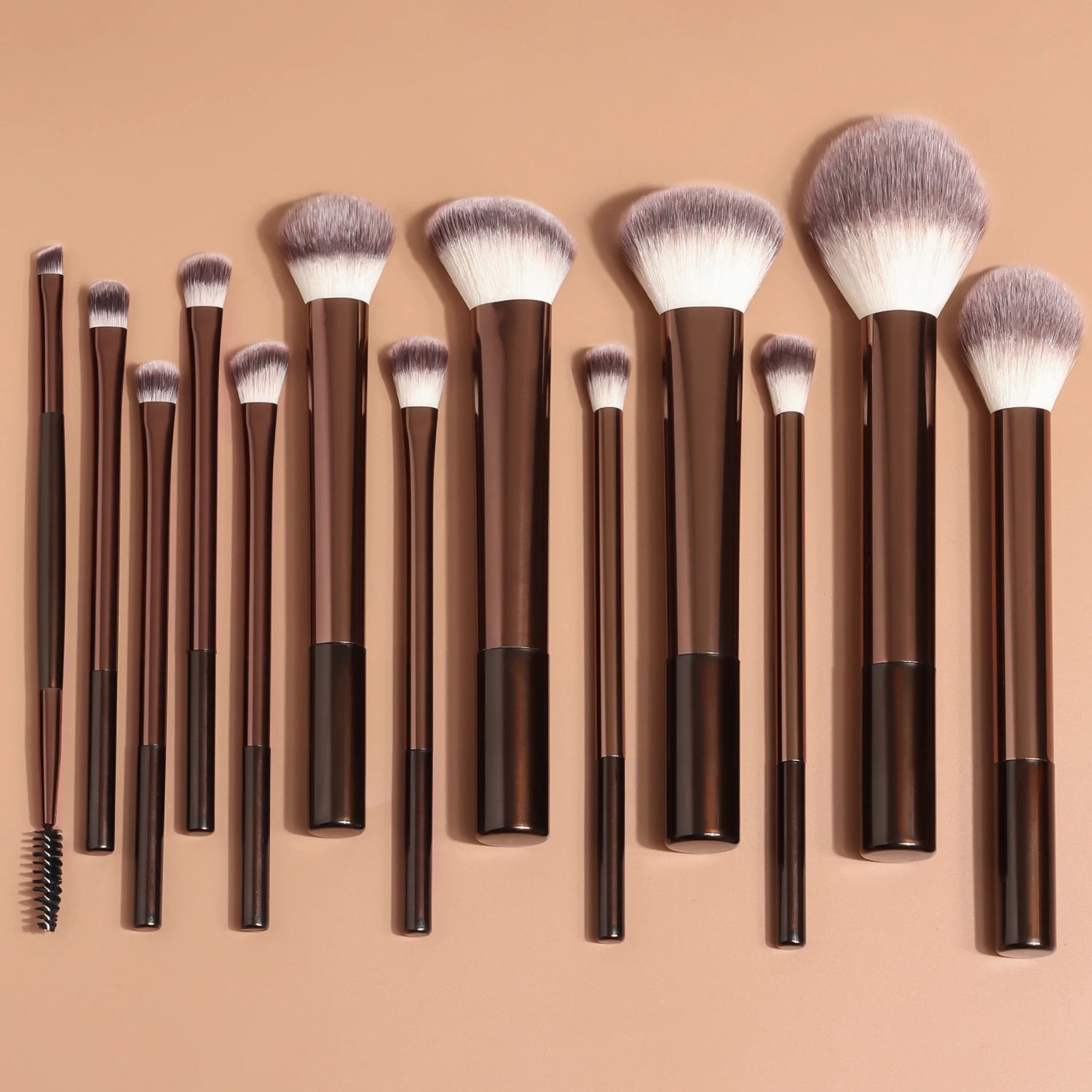 13-piece professional makeup brush set for face and eyes | DLC Market
