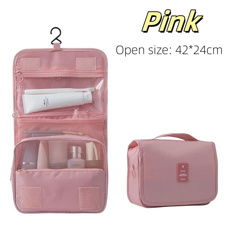 High Quality Travel Makeup Bag Waterproof Toiletries Organizer Women Neceser Bathroom Hook Wash Pouch Hook Makeup Storage Bag by DLC MARKET