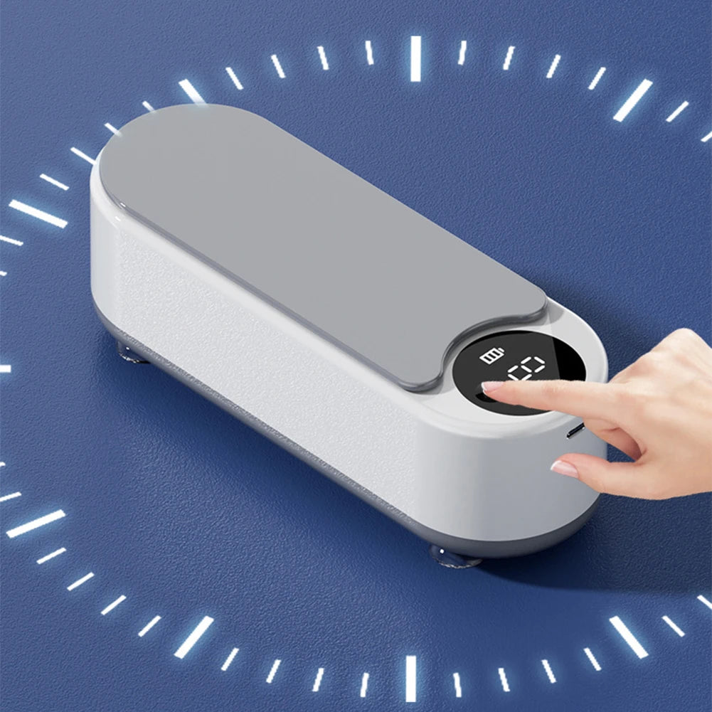 Buy Ultrasonic Jewelry Cleaner Machine Multifunctional Glasses Cleaner Portable Cleaning Machine USB Rechargeable for Ring Necklaces online at DLC Market