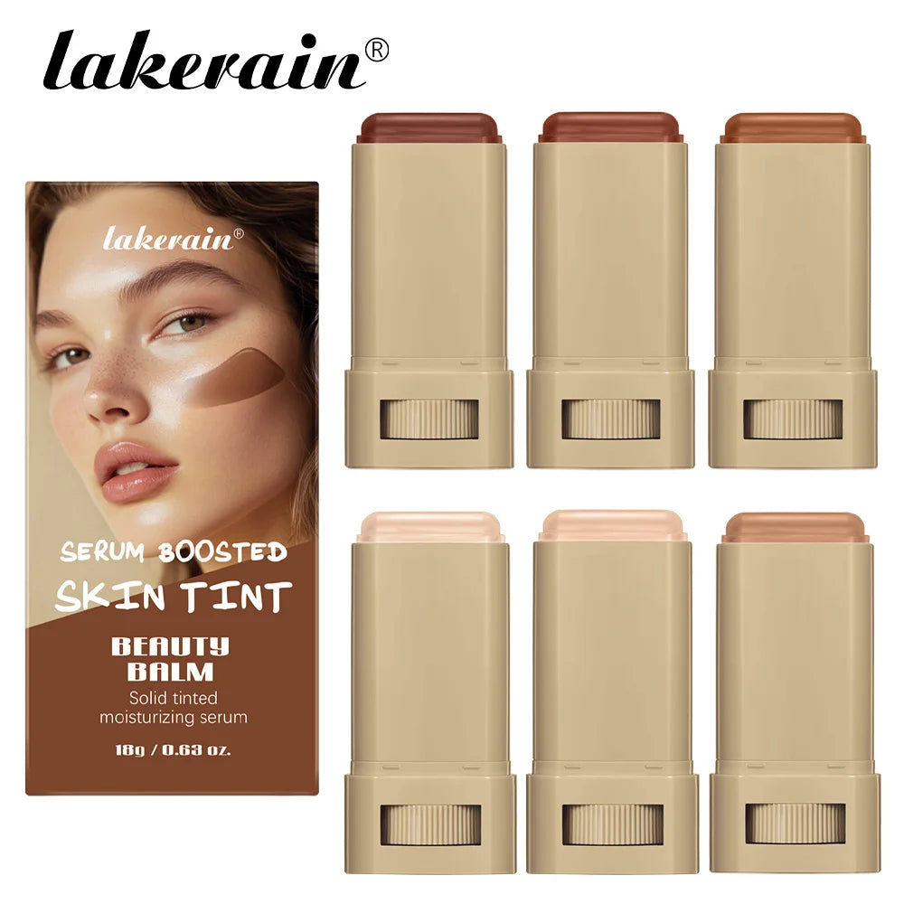 Buy Skin Tint Foundation Stick Moisturizing & Non-Sticky Concealer Base Foundation Boosted Smooth Makeup Stick Woman Cosmetics online at DLC Market