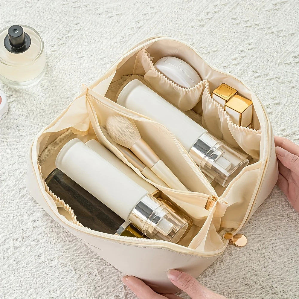 Makeup Organizer Female Toiletry Kit Bag Make Up Case Storage Pouch Luxury Lady Box, Cosmetic Bag, Organizer Bag For Travel Zip by DLC MARKET